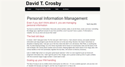 Desktop Screenshot of dafyddcrosby.com